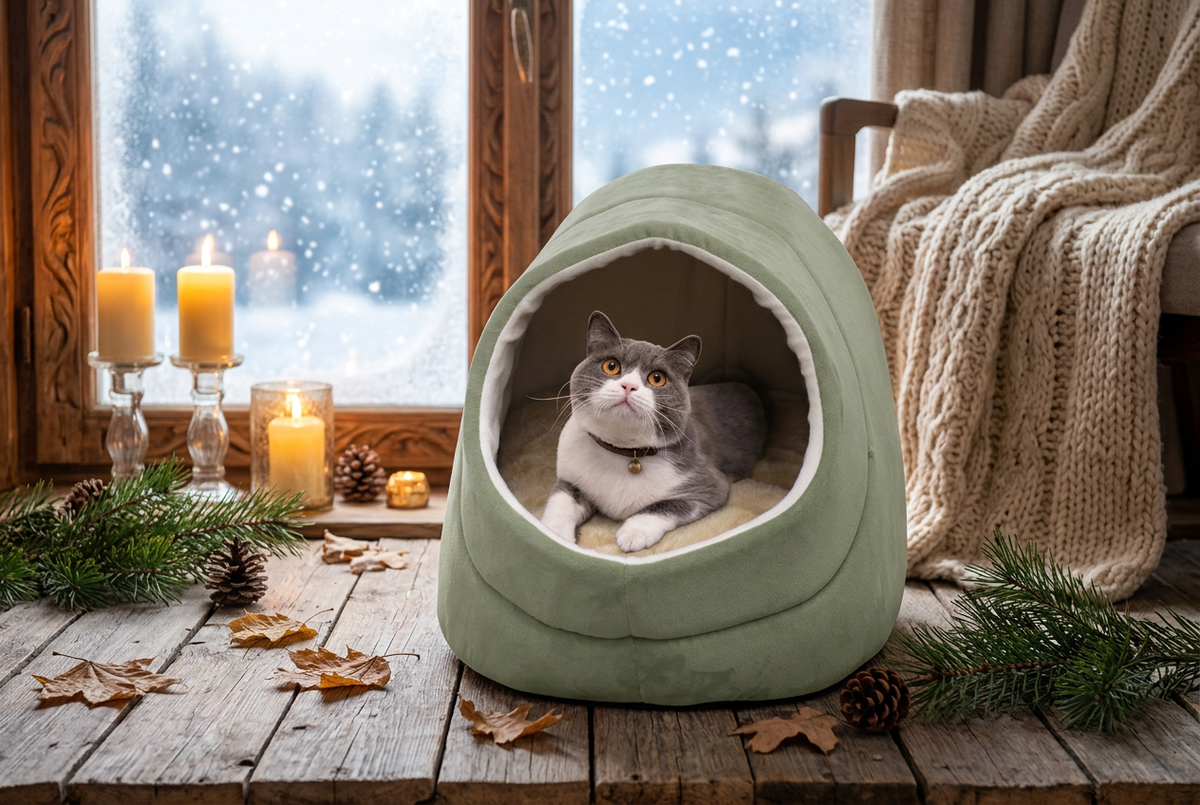 Why Your Cat Needs a Cozy Cave This Winter