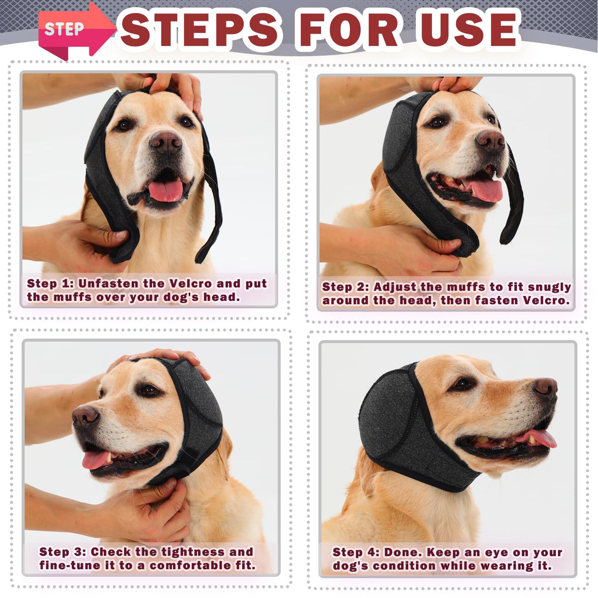 Quiet Ears Hood — Calming Wrap for Anxious Dogs