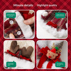 Plaid Holiday Cape for Dogs & Cats