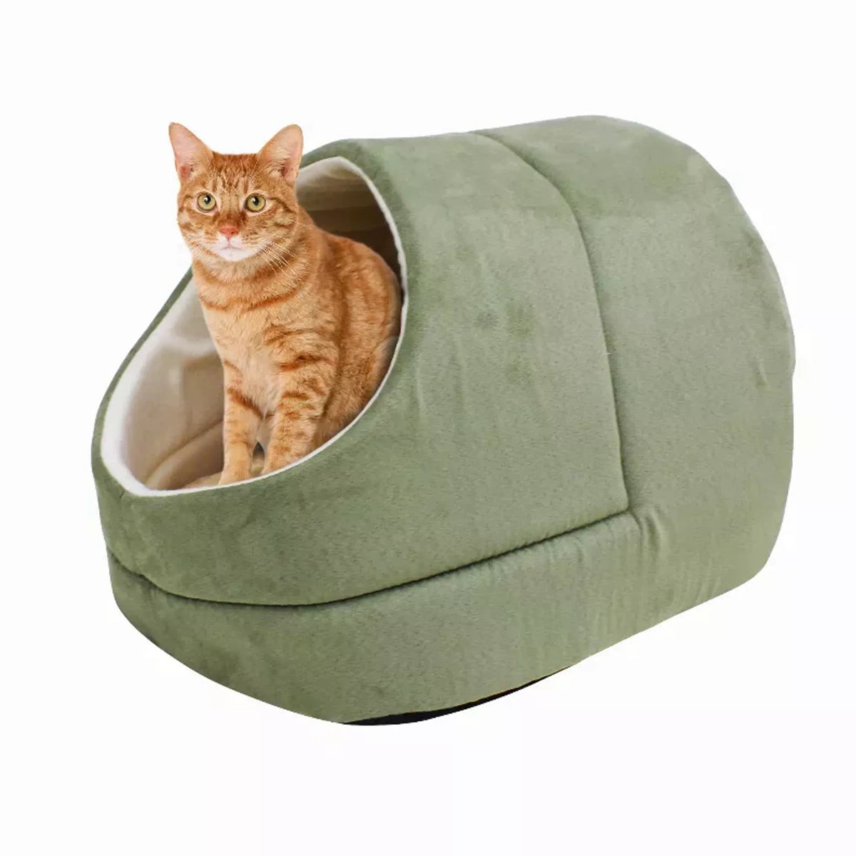 GOOPAWS Warming Burrow Bed for Cats