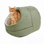 GOOPAWS Warming Burrow Bed for Cats