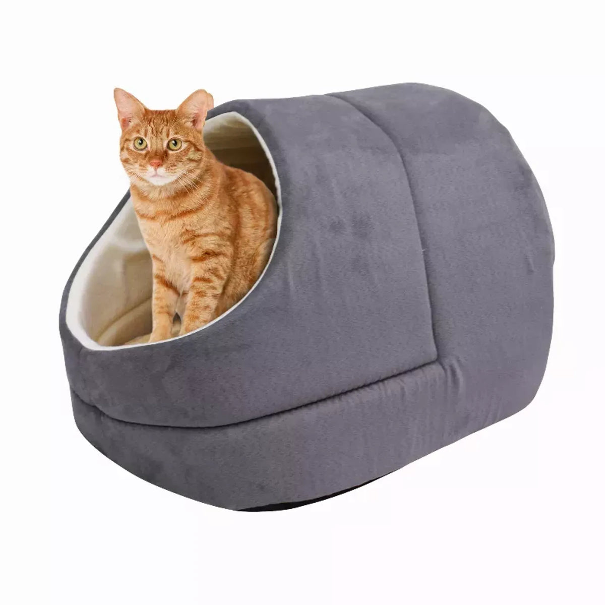 GOOPAWS Warming Burrow Bed for Cats