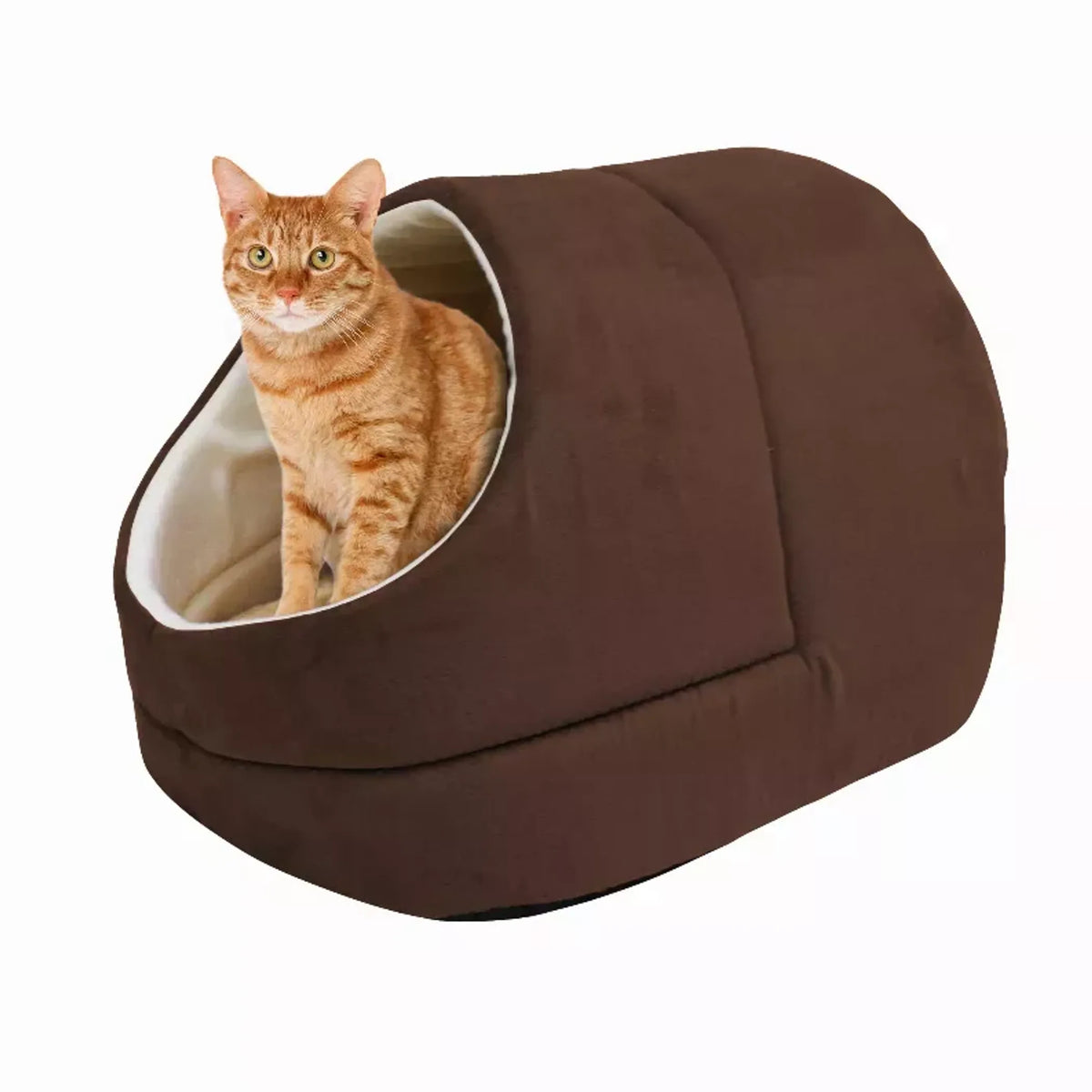 GOOPAWS Warming Burrow Bed for Cats