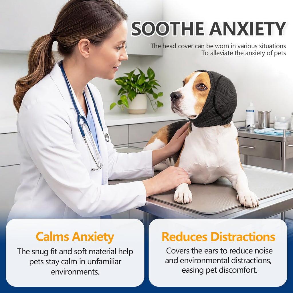 The Calming Hood™ — 4-in-1 Ear Protection for Dogs