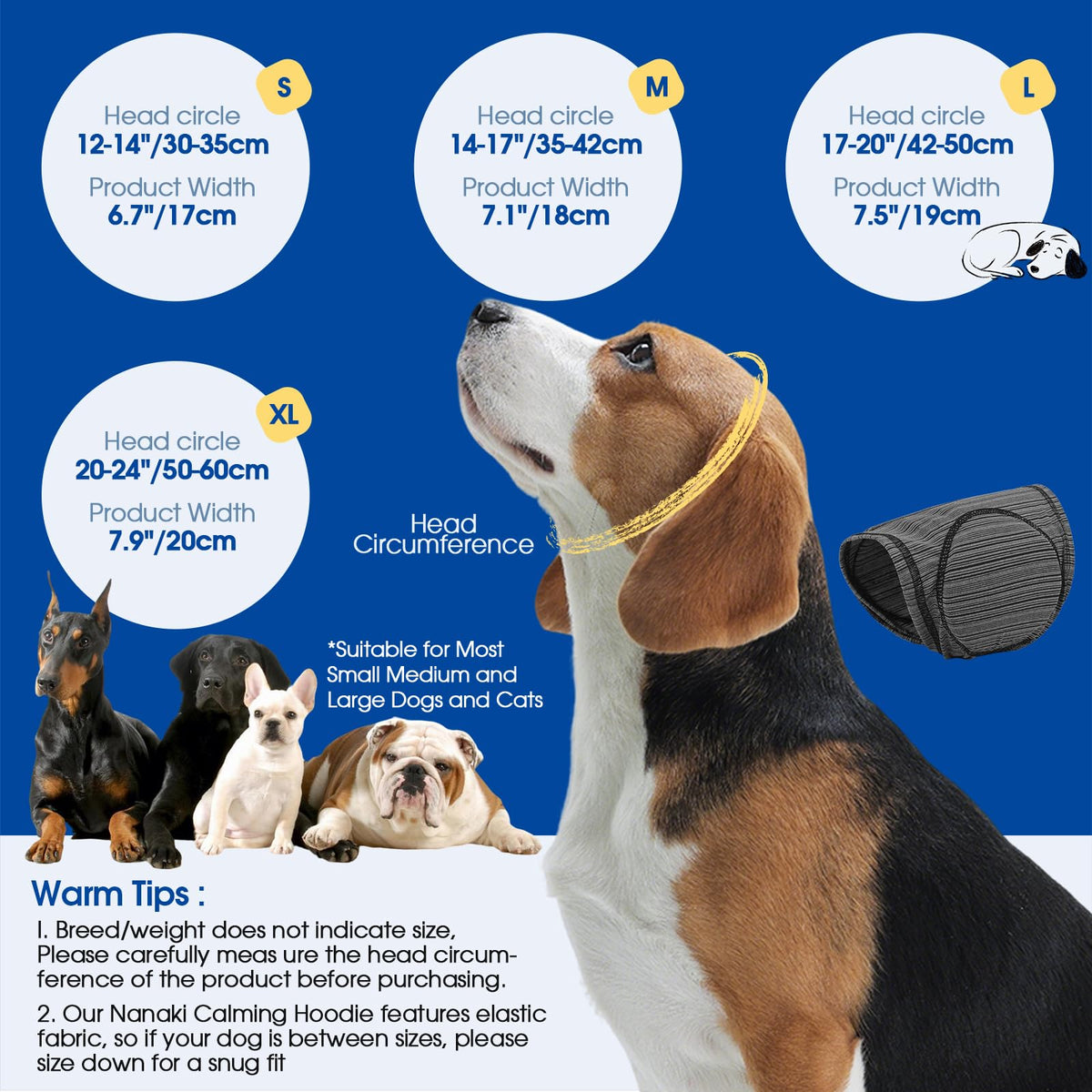 The Calming Hood™ — 4-in-1 Ear Protection for Dogs