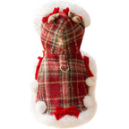 Plaid Holiday Cape for Dogs & Cats