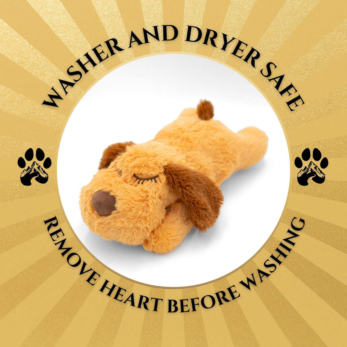 ZenPup™ Heartbeat Calming Plush — Anxiety Relief Companion for Dogs