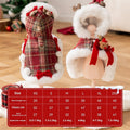 Plaid Holiday Cape for Dogs & Cats