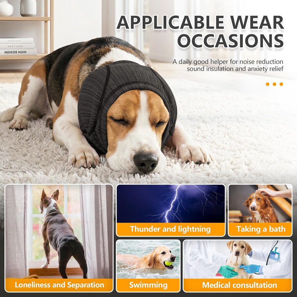 The Calming Hood™ — 4-in-1 Ear Protection for Dogs